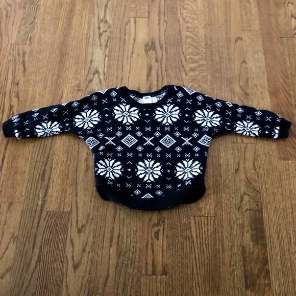 Old Navy Circle Hem Printed Sweater, 18-24 Months - Picture 2 of 5
